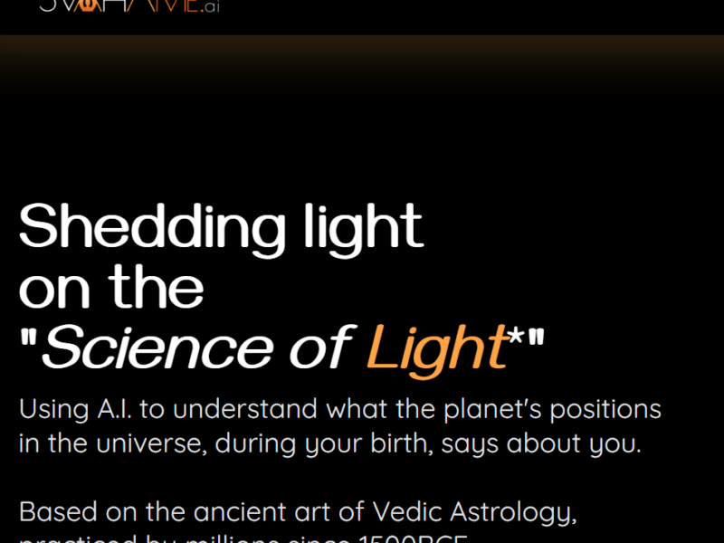 Svahame AI: AI-Powered Vedic Tools
